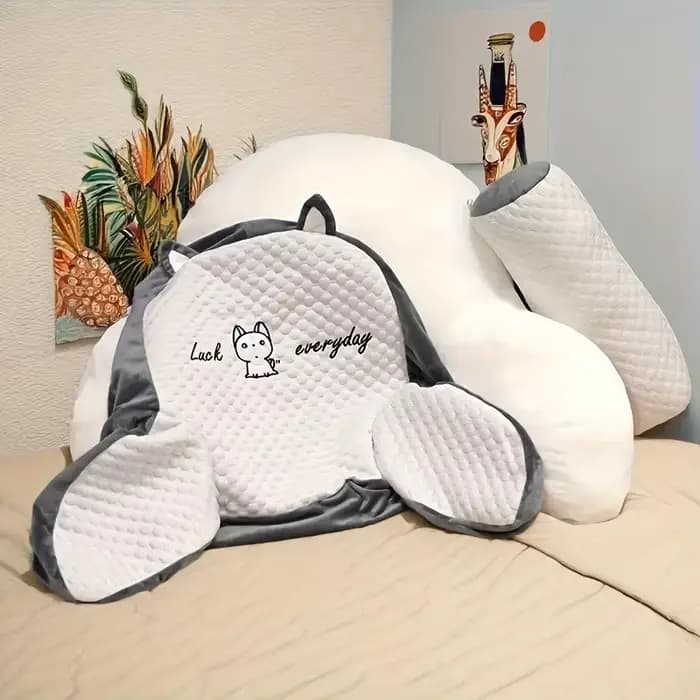 1 oreiller de lecture ergonomique avec support dorsal réglable