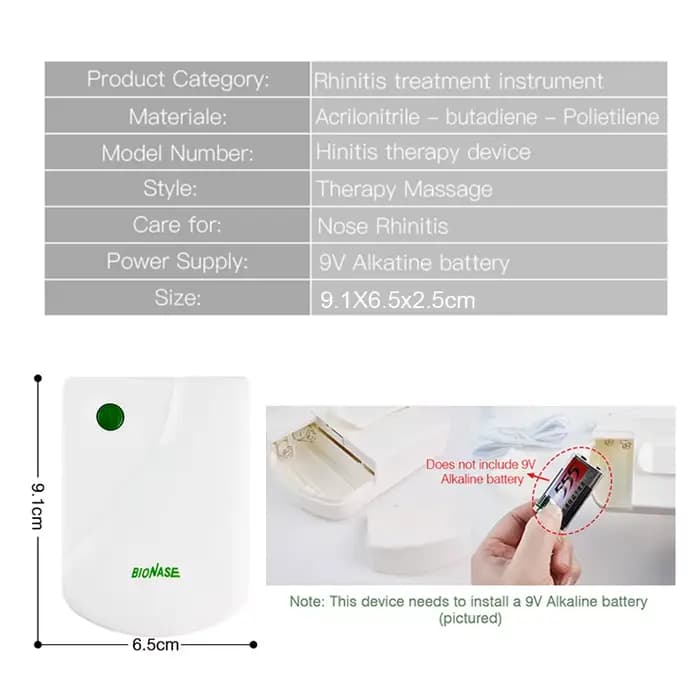 Nez rhinite sinusite traitement thérapie nez Massage fièvre de foin basse fréquence impulsion Laser éternuement Machine