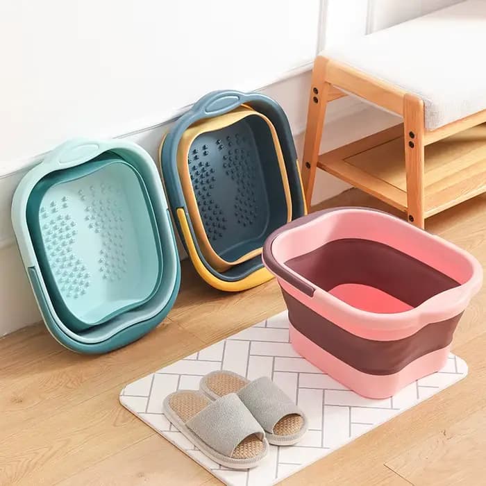Bain de pieds pliable, seau de Massage