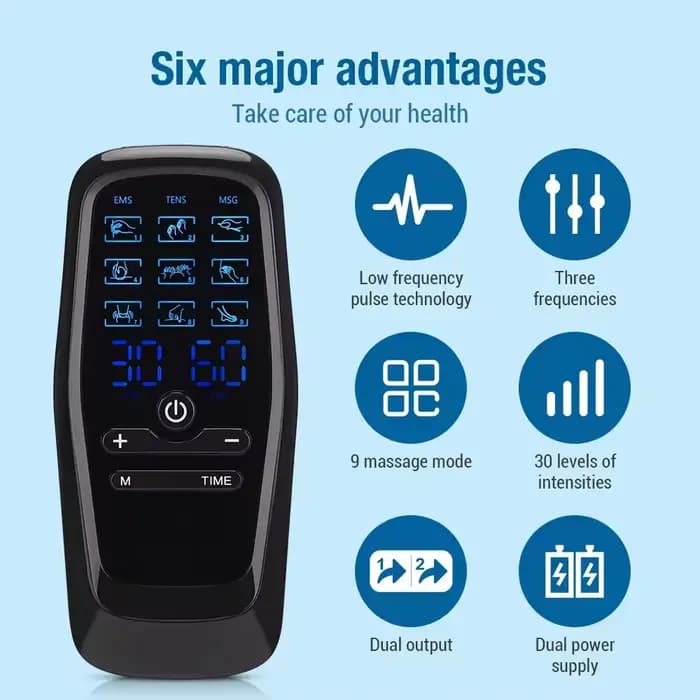 Physiothérapie Tens stimulateur musculaire Acupuncture électrique Massage corporel Machine amincissante numérique