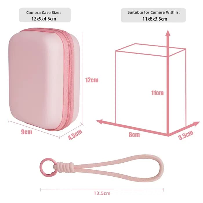 Étui pour appareil photo numérique: petite pochette pour Kodak pixpro fz55 fz45, pour Canon ixus 285 Hs Elph 360, pour Nikon s6900, pour Sony dsc w830