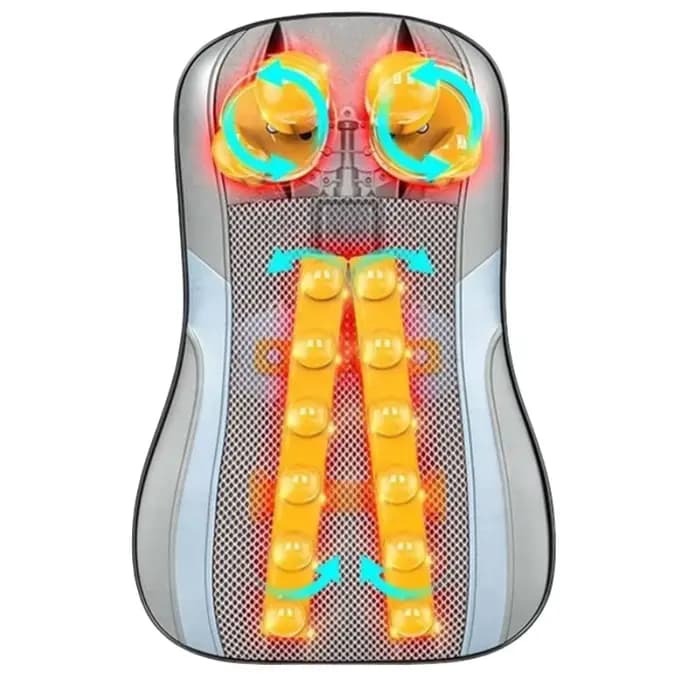 JAIYORL Shiatsu oreiller de Massage du cou coussin électrique masseur de dos profond avec des tissus