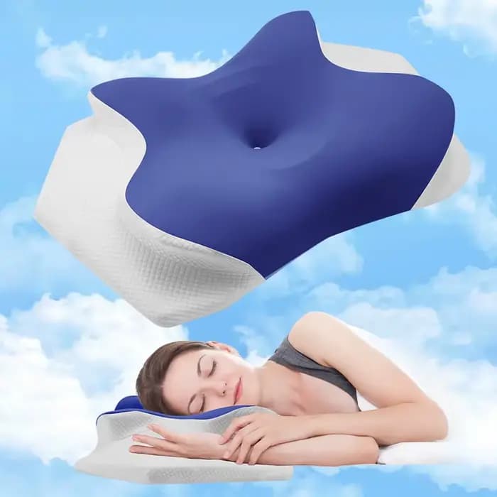 Oreiller ergonomique pour dormir sur le côté, pour le soutien du cou, oreiller contour orthopédique