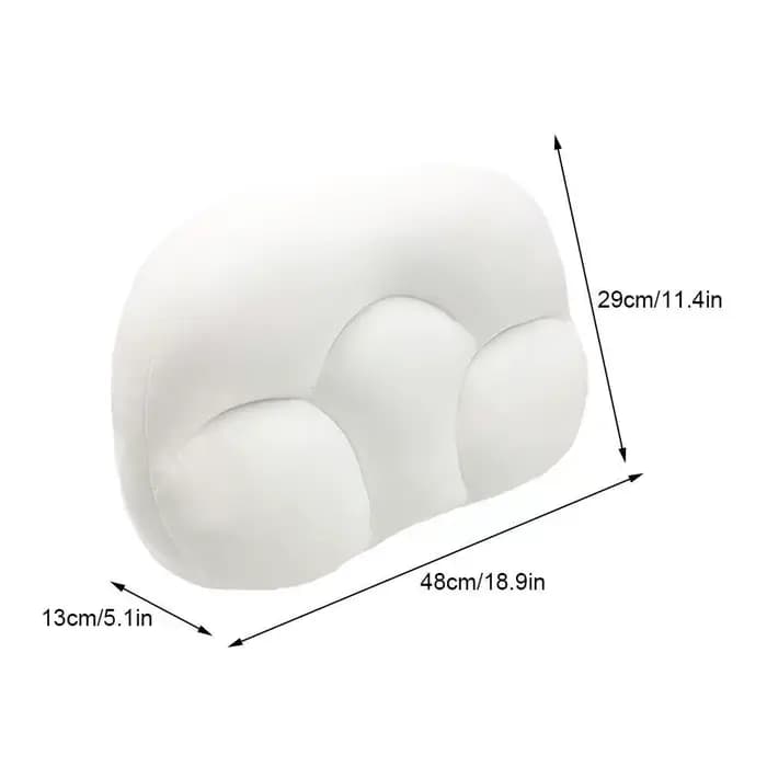 Oreiller de traction cervicale, masseur de cou, sommeil profond, particules de mousse, dormeur latér