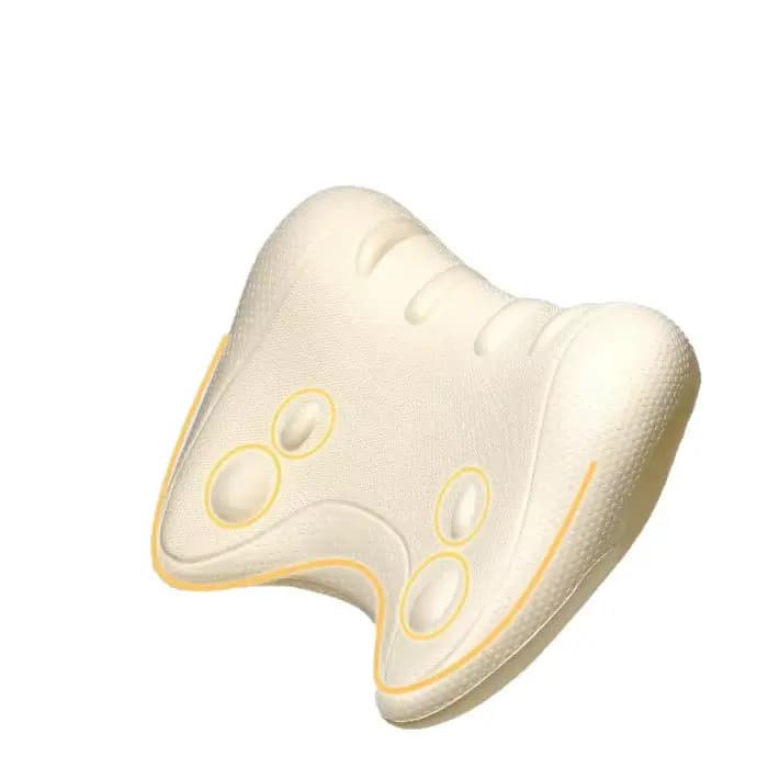 Oreiller de massage cervical avec contour en U, soutien de la nuque par acupression pour soulager le