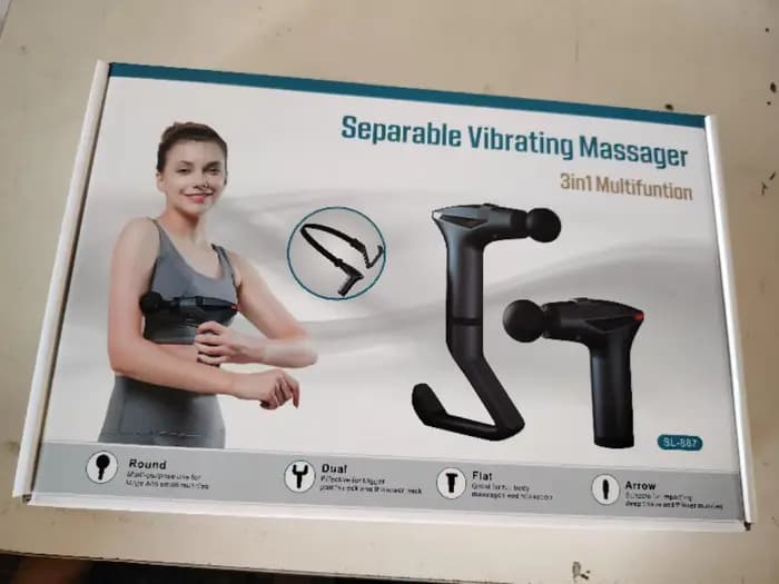 Pistolet de Massage électrique multifonctionnel à longue poignée pour Relaxation musculaire, à Percu