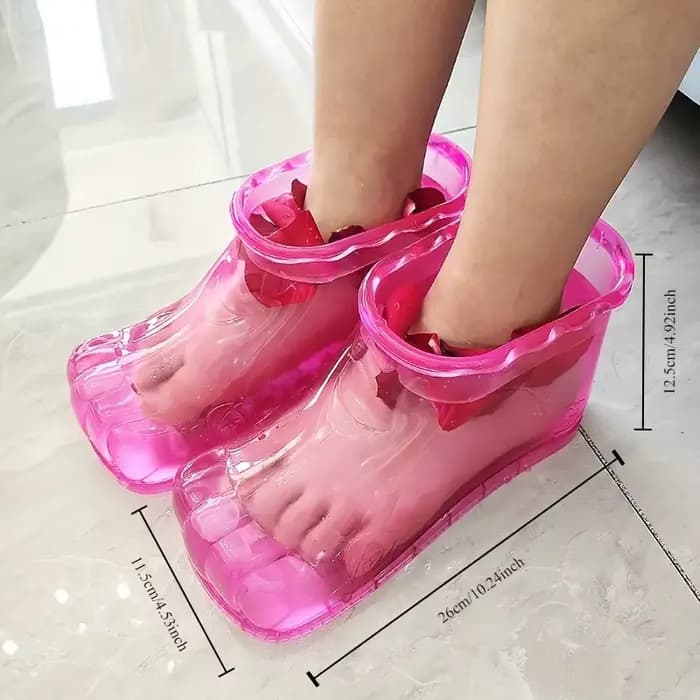 Bassin de bain portatif de Spa de pied-Design pliable d'économie d'eau en plastique, chaussures de t