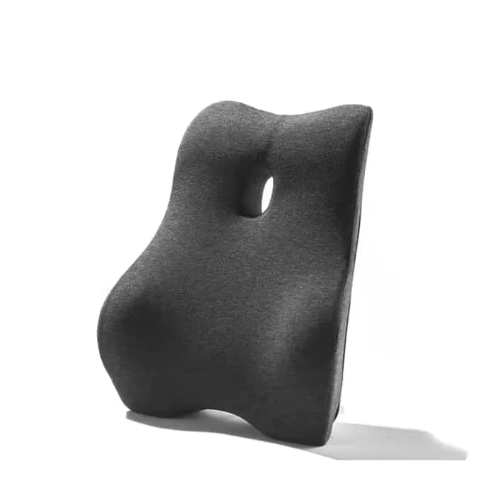 Coussin lombaire ergonomique en mousse à mémoire de forme avec housse amovible, soutien de posture d