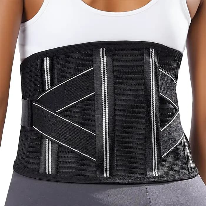 Ceinture de soutien lombaire réglable à 4 bretelles pour hernie discale, soulagement immédiat de la