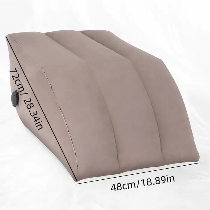Oreiller gonflable pour l'élévation des jambes, coussin compensé portable pour les jambes avec sac d