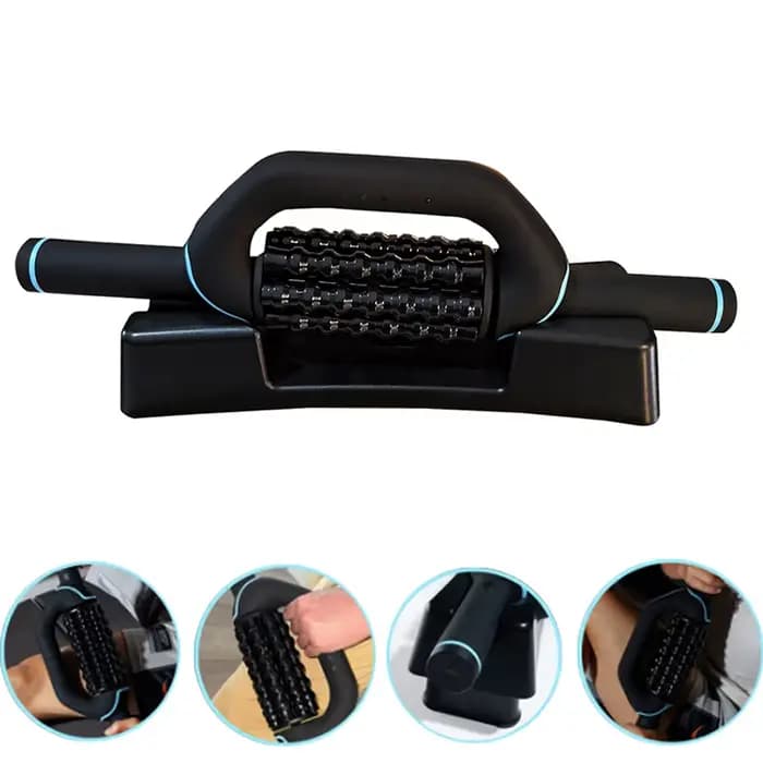 Rouleau de massage électrique, massage par percussion, soulagement des douleurs musculaires, relaxan