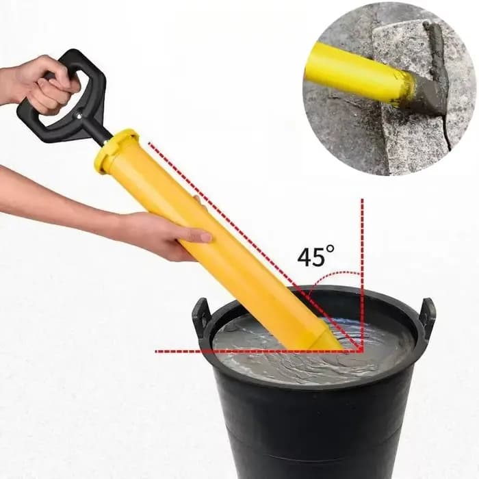 Pistolet de calfeutrage professionnel avec 4 buses, outils manuels, pistolet de jointoiement, pompe
