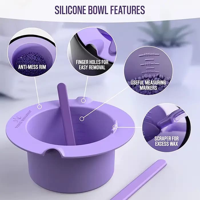 Filles en silicone résistant à la chaleur pour épilation, pot de remplacement, réutilisable, chaud,