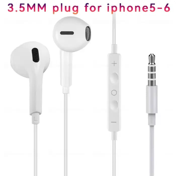 Écouteurs intra-auriculaires filaires d'origine pour iPhone 15 16 14 13 12 11 Pro Max 7/8Plus X XR X