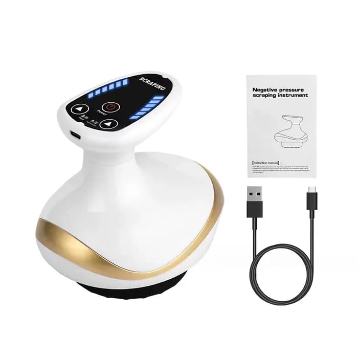Masseur EMS professionnel 6 en 1 : ventouses, Gua Sha, aspiration sous vide, ventouses électriques p