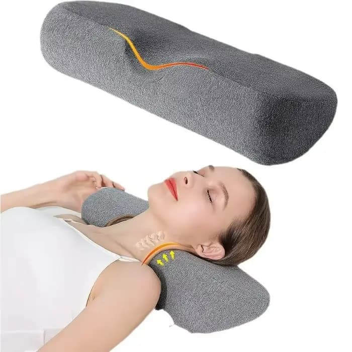 Oreiller cervical ergonomique en mousse à mémoire de forme, oreiller de lit profilé pour dormeurs la