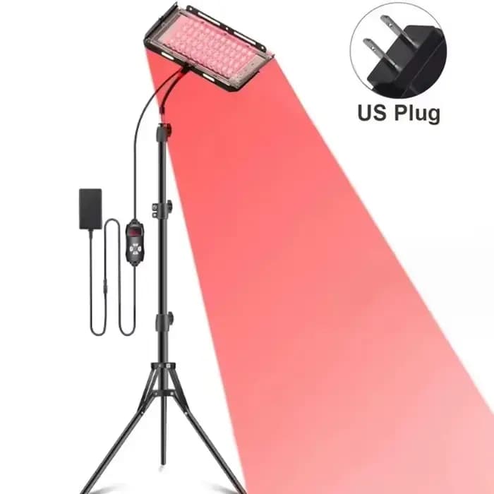 Lampe de thérapie à la lumière rouge à 96 led, pour tout le corps, dispositif à lumière infrarouge,