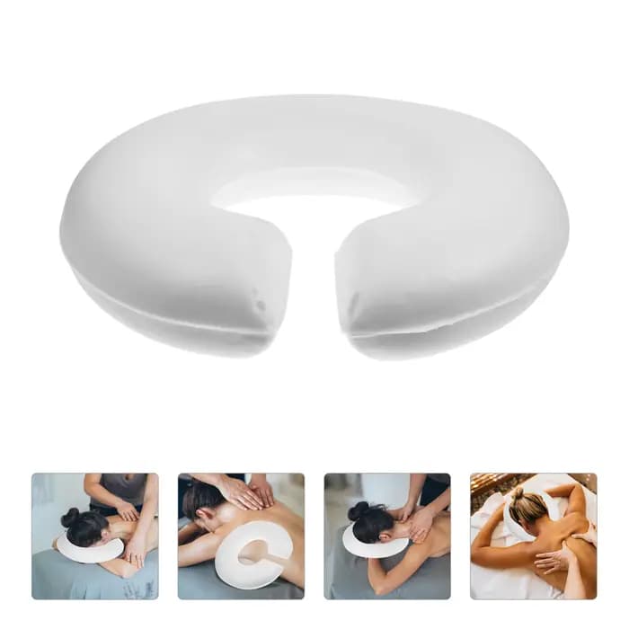 Oreiller Cervical compensé confortable pour le visage et le sommeil, lavable, Spa, mousse à mémoire