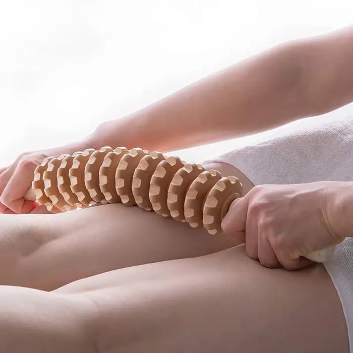 Rouleau en bois pour la Cellulite du ventre, outils de Massage thérapeutique en bois pour la mise en
