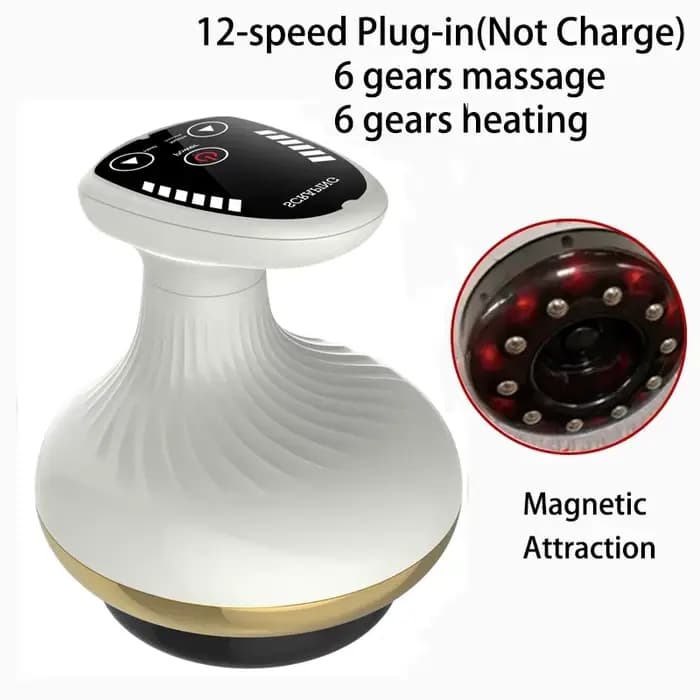 Appareil de massage par ventouses électriques avec 6 modes, masseur anti-cellulite, outil de massage