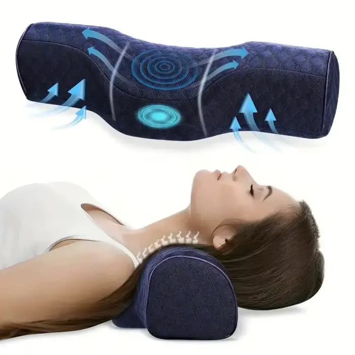 Soulagez l'inconfort du cou, oreiller cervical, oreiller masseur de tête