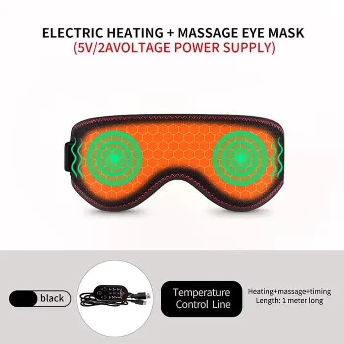 Masque pour les yeux chauffant pour les yeux secs avec 3 niveaux de chaleur compresse chaude compres