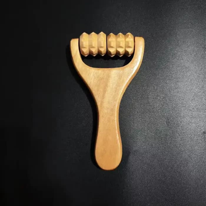 Mini masseur à rouleaux en bois, outil de Massage universel pour les mains, les cou, les épaules et