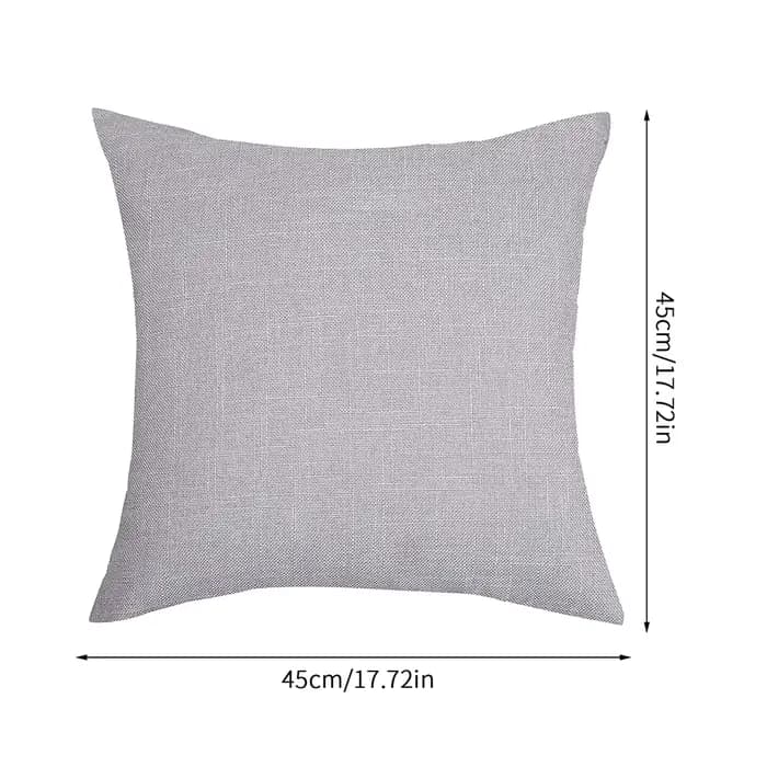 Juste de coussin en lin pour canapé, taie d'oreiller, salon, extérieur, décoration d'intérieur, 45x4