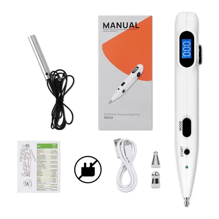 Stylo d'acupuncture électronique, détecteur de points TENS avec affichage numérique, thérapie au Las