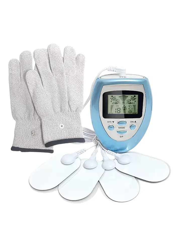 Gants de massage EMS pour masseurs musculaires, relaxation corporelle, physiothérapie TENS, massage