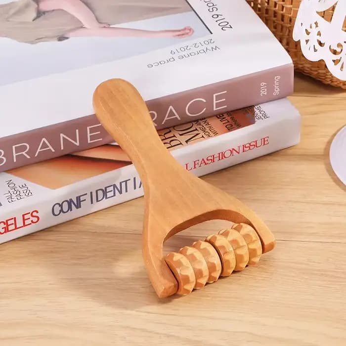 Mini masseur à rouleaux en bois, outil de Massage universel pour les mains, les cou, les épaules et