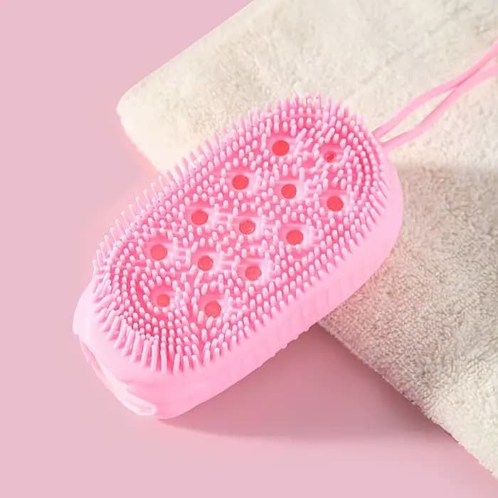 Brosse de Massage Double face pour bain de dossier du cuir chevelu, brosses de douche propres pour l