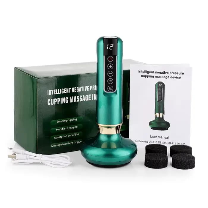 Ensemble de ventouses médicales à aspiration intelligente, masseur de beauté, pots en verre, ventous