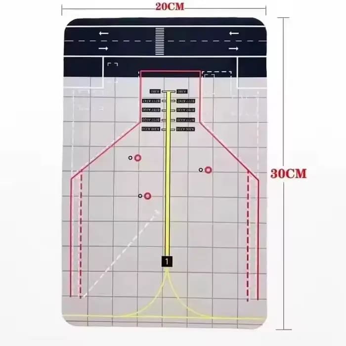 Tapis de piste d'aéroport pour Boeing B777, Airbus A380, avion d'aviation, positions de stationnemen