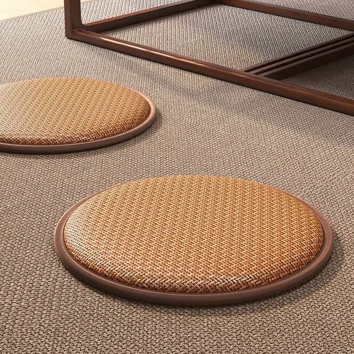 Coussin de méditation Zen Zafu épais et doux antidérapant pour Zazen, idéal pour le genouillage sur