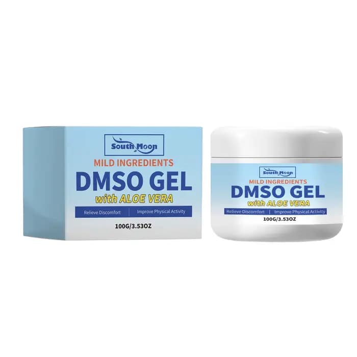 South Moon DMSO Gel Formule Douce et Apaisante Nourrit et Apaise la Peau du Corps Entier Facile à Ap