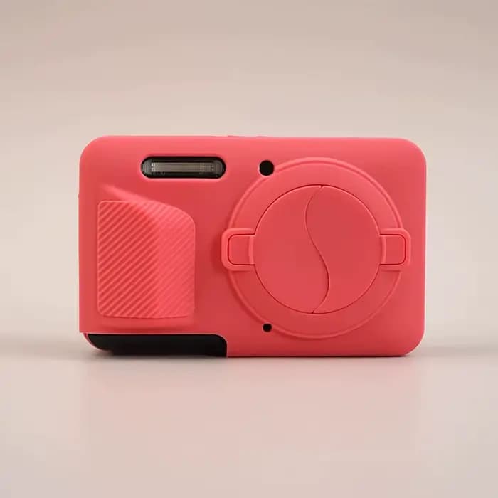 Étui pour appareil photo en silicone souple FZ55 avec capuchon de protection d'objectif pour KODAK P