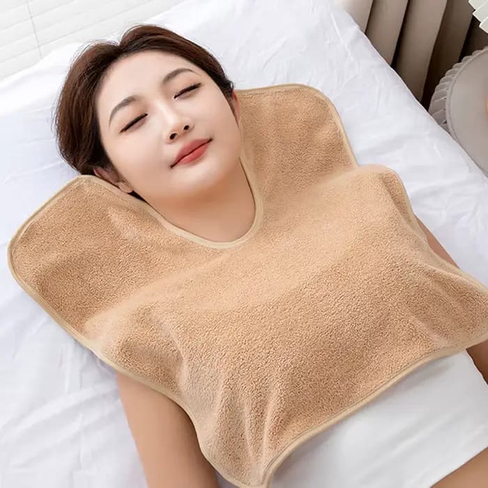 Serviette de massage en microcarence pour salon de beauté, serviette de spa pour le visage en forme