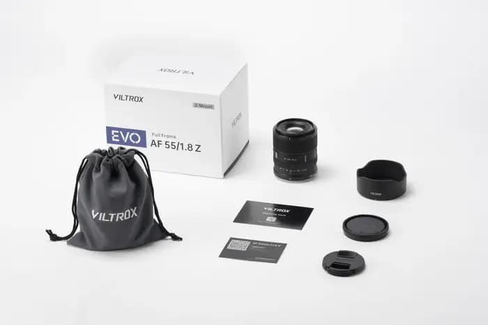 Objectif Viltrox 55mm F1.8 EVO pour appareils photo, plein format, autofocus, grande ouverture, obje