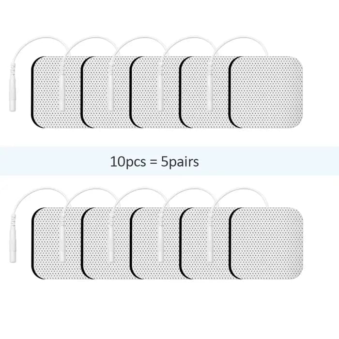 Électrodes TENS, patchs de gel conducteurs pour stimulateur musculaire EMS, physiothérapie, massage
