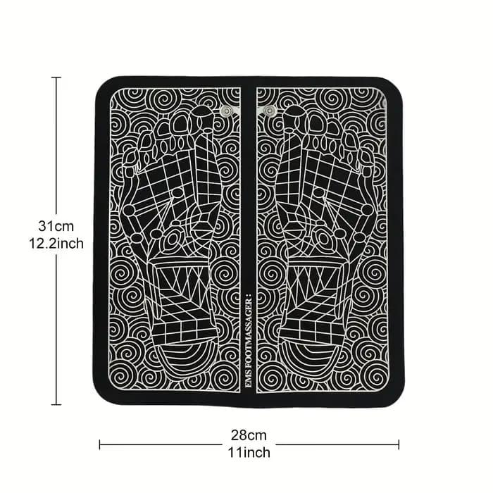 Tapis de Massage des pieds électrique avec chargeur USB, relaxation des points d'acupuncture des pie