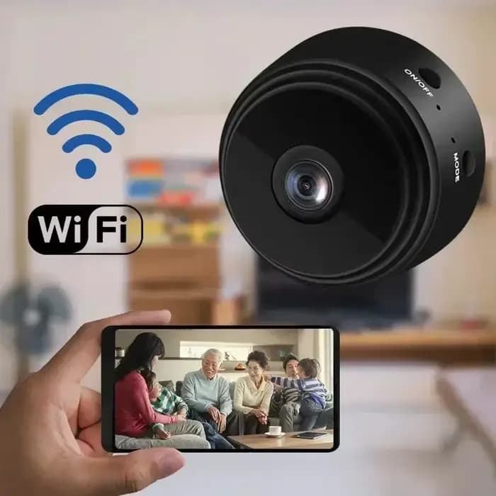 Caméra de surveillance Wifi pour la maison, caméra intérieure sans fil avec audio, caméra de sécurit
