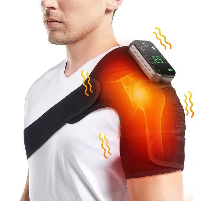Coussin de Massage électrique 3 en 1 pour les genoux et les vibrations chauffées, masseur pour les é