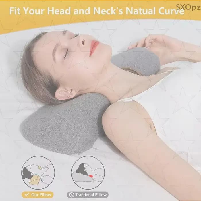 Oreiller cervical en mousse à mémoire de forme, oreiller de lit pour dormir latéral, oreiller orthop