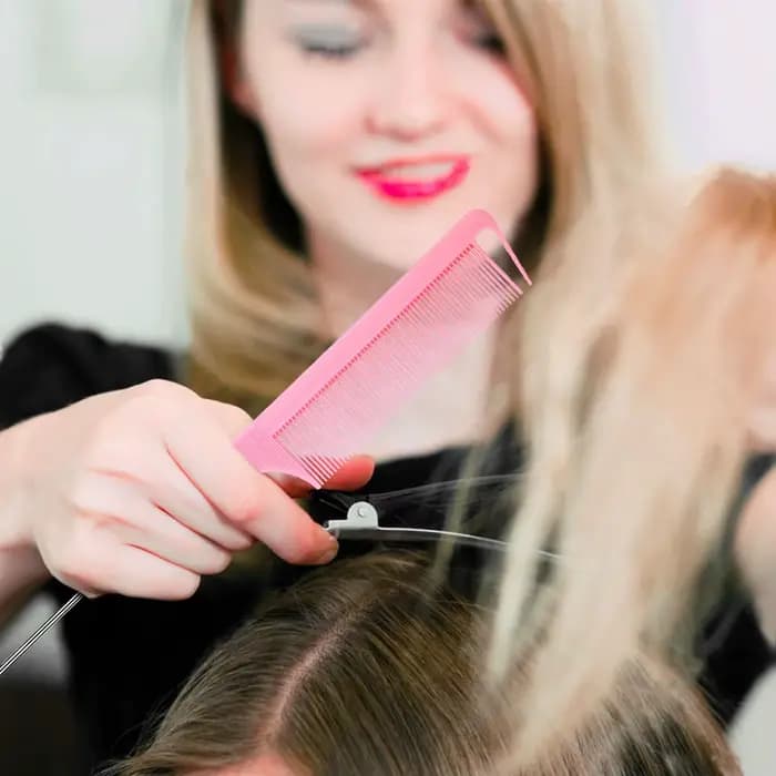 Ensemble de peignes de Massage élastiques relaxants, brosse à cheveux ajourée, peignes de Massage du