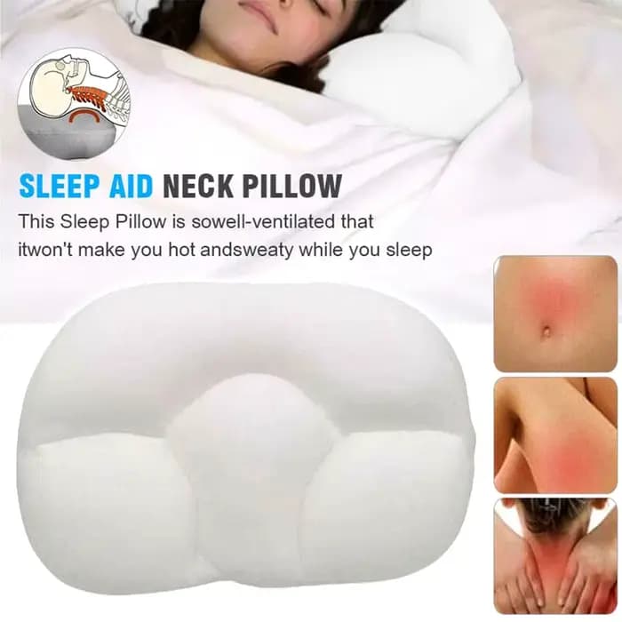 Oreiller de traction cervicale, masseur de cou, sommeil profond, particules de mousse, dormeur latér