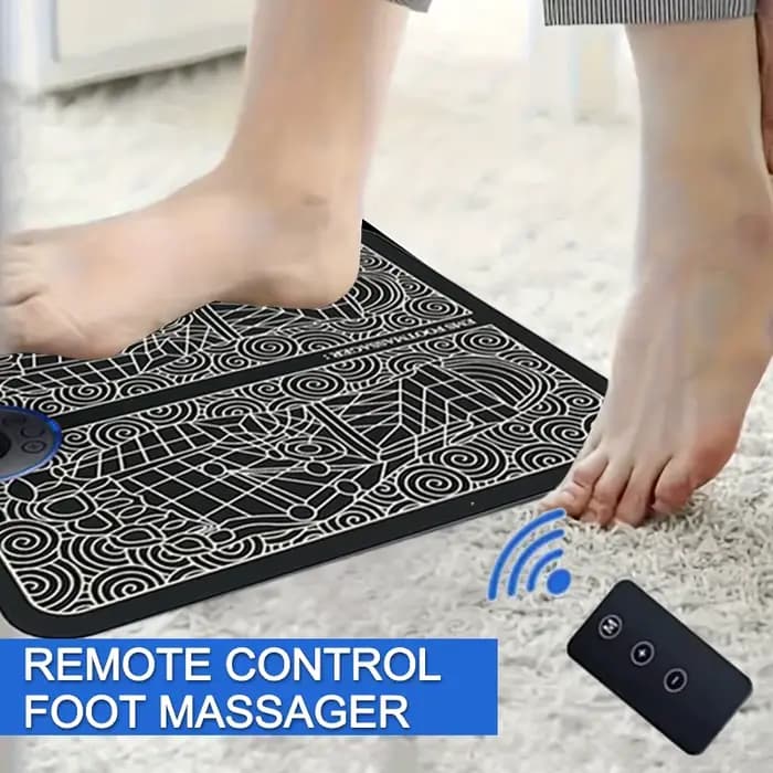 Masseur de pieds électrique télécommandé, Relaxation musculaire, masseur Cervical pliable et Recharg