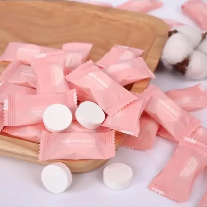 20/50/80/100 pièces Mini serviette compressée Capsules jetables serviette magique soins du visage ta