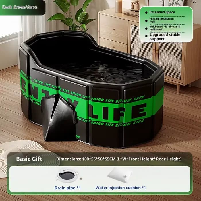 Baignoire de récupération par cryothérapie portable et pliable pour adultes, pour la relaxation aprè