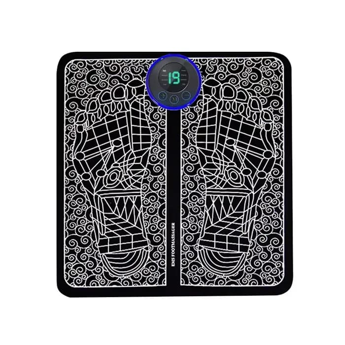 Masseur de pieds à impulsion EMS, coussin de Massage pour semelle, Stimulation actuelle, 8 Modes, 19